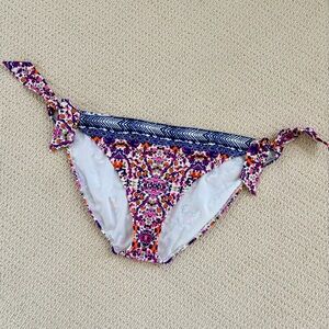 Athleta Colorful Pattern Bikini Bottom